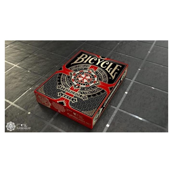 Baraja de Poker Standard Stronghold Carmesí Gamblers Warehouse