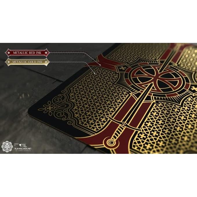 Baraja de Poker Standard Stronghold Carmesí Gamblers Warehouse