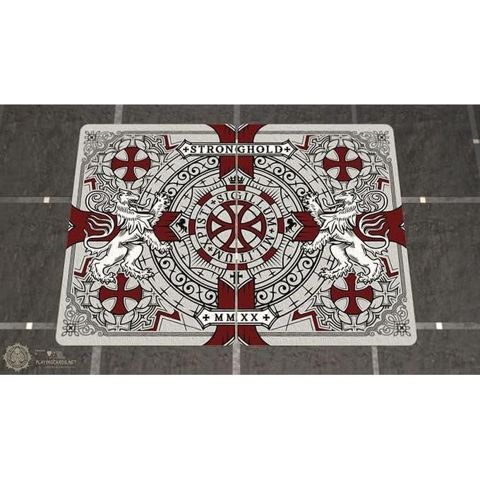 Baraja de Poker Standard Stronghold Carmesí Gamblers Warehouse