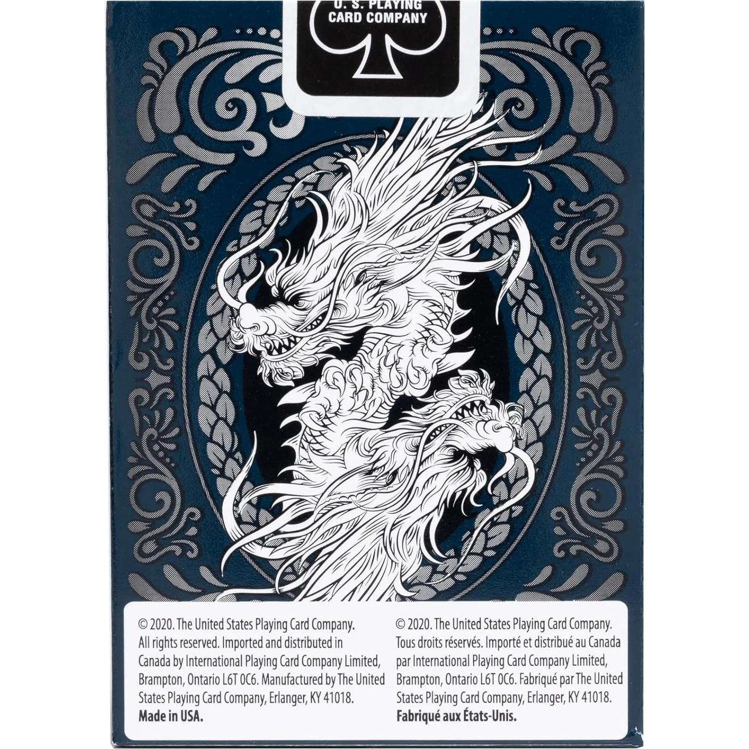 Baraja de Dragón Bicycle - Profesional, Acabado de Aire, 90.7g