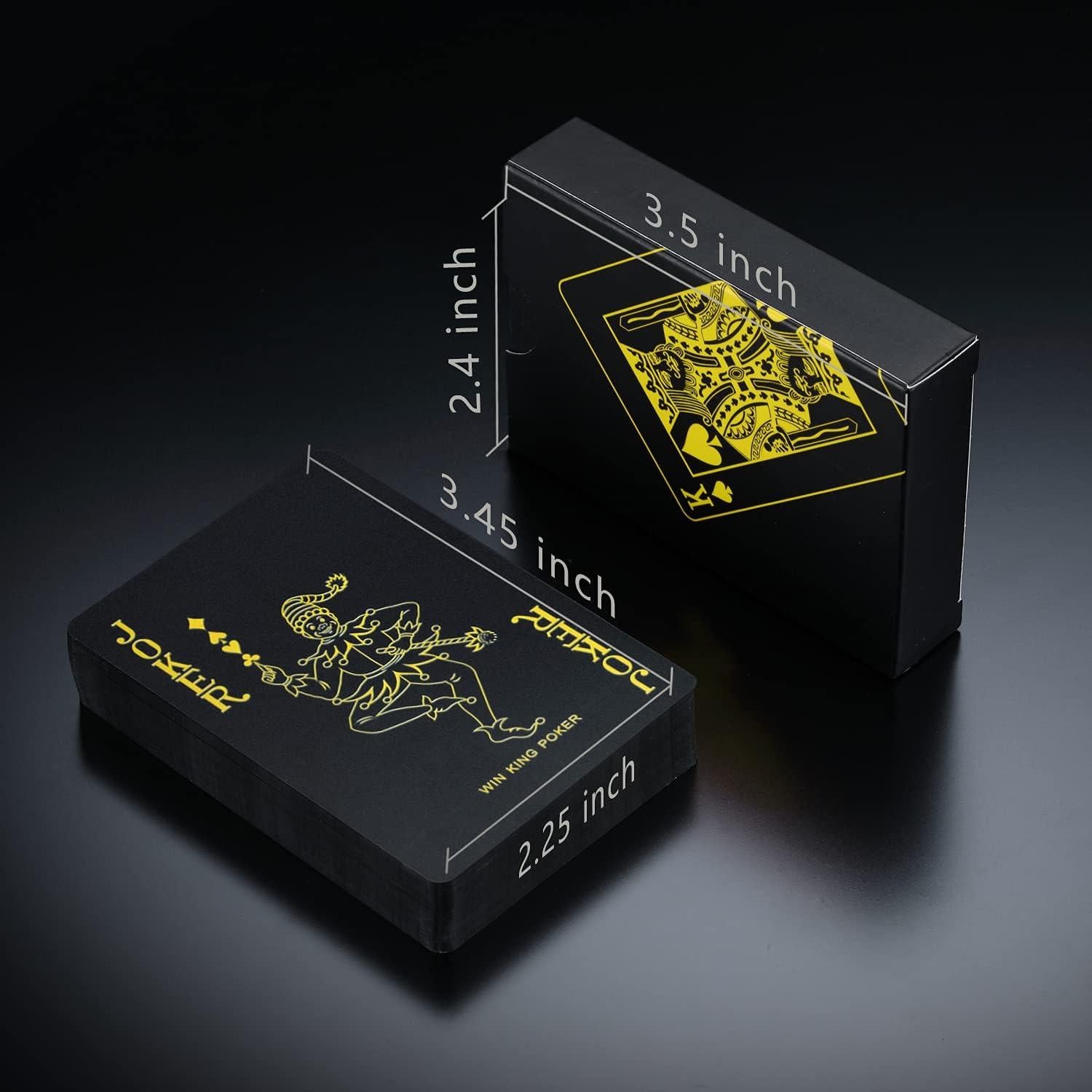 3 Barajas de Cartas de Poker Zayvor Premium Impermeables