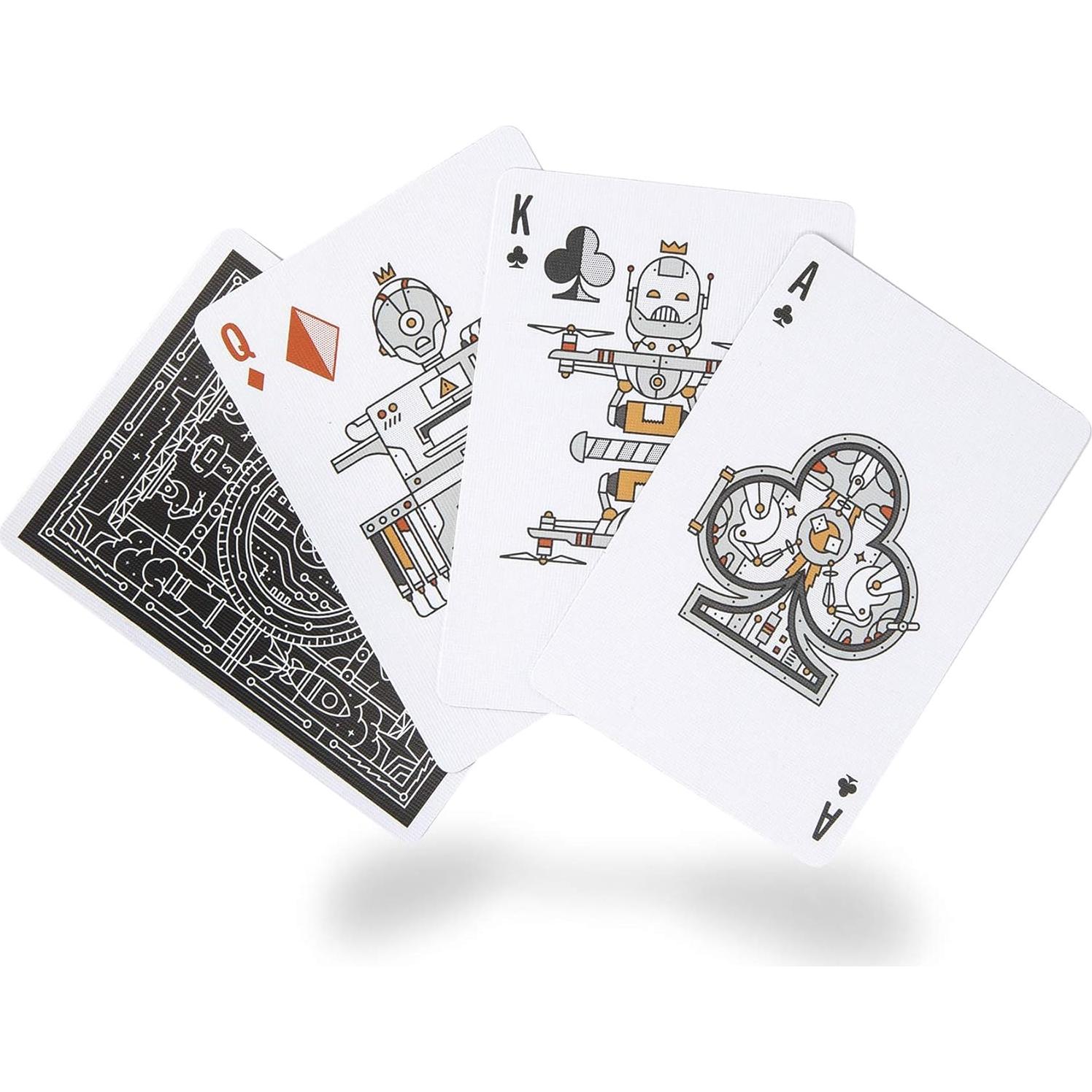 Baraja de Cartas Robots Stellar Factory - Calidad Casino