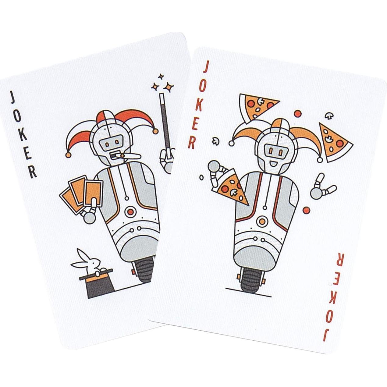 Baraja de Cartas Robots Stellar Factory - Calidad Casino