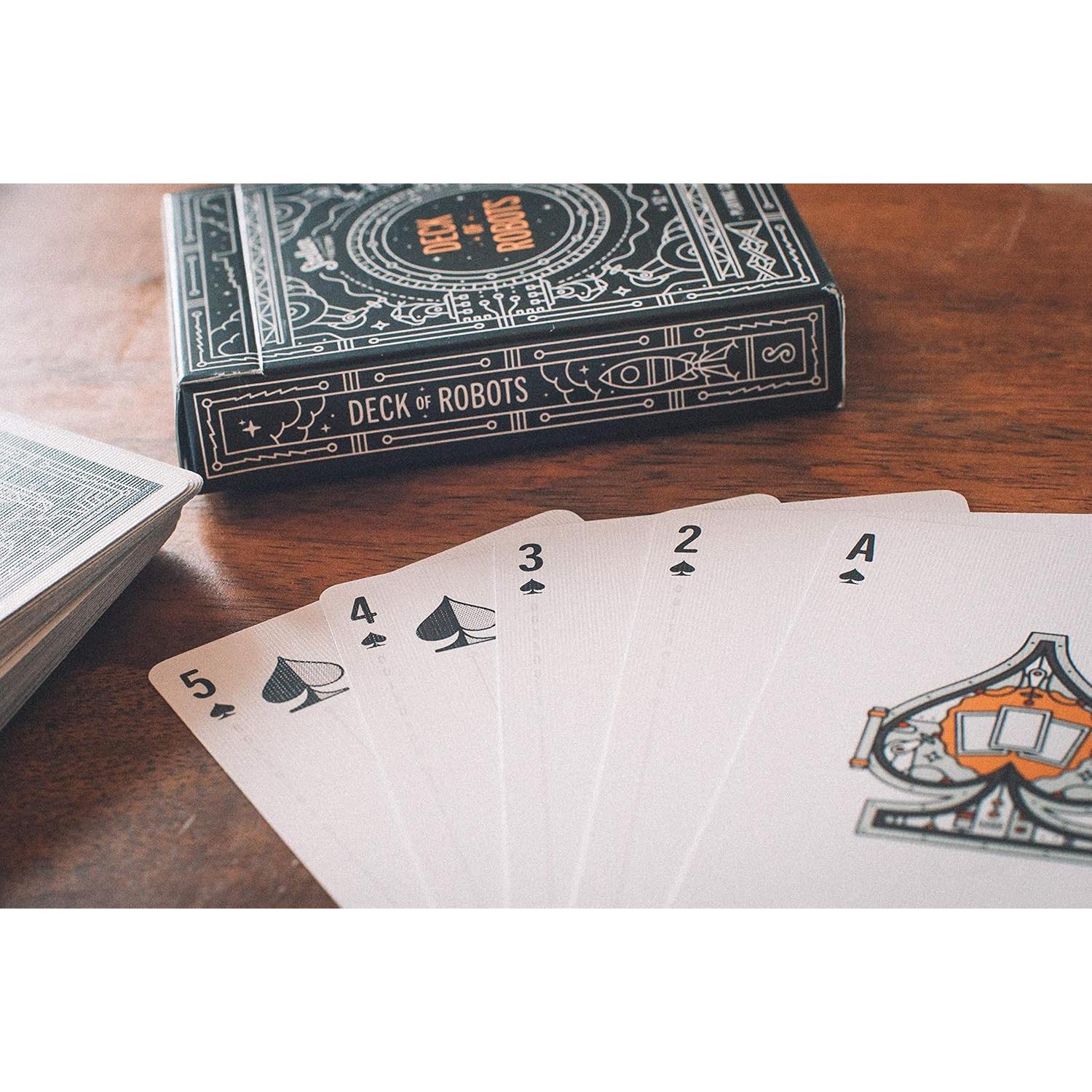 Baraja de Cartas Robots Stellar Factory - Calidad Casino