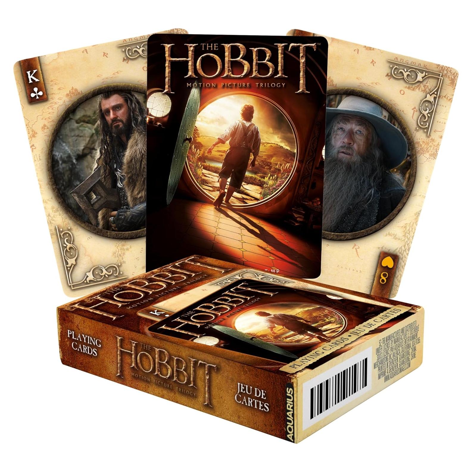 Baraja de Cartas El Hobbit AQUARIUS - 54 Cartas Temáticas