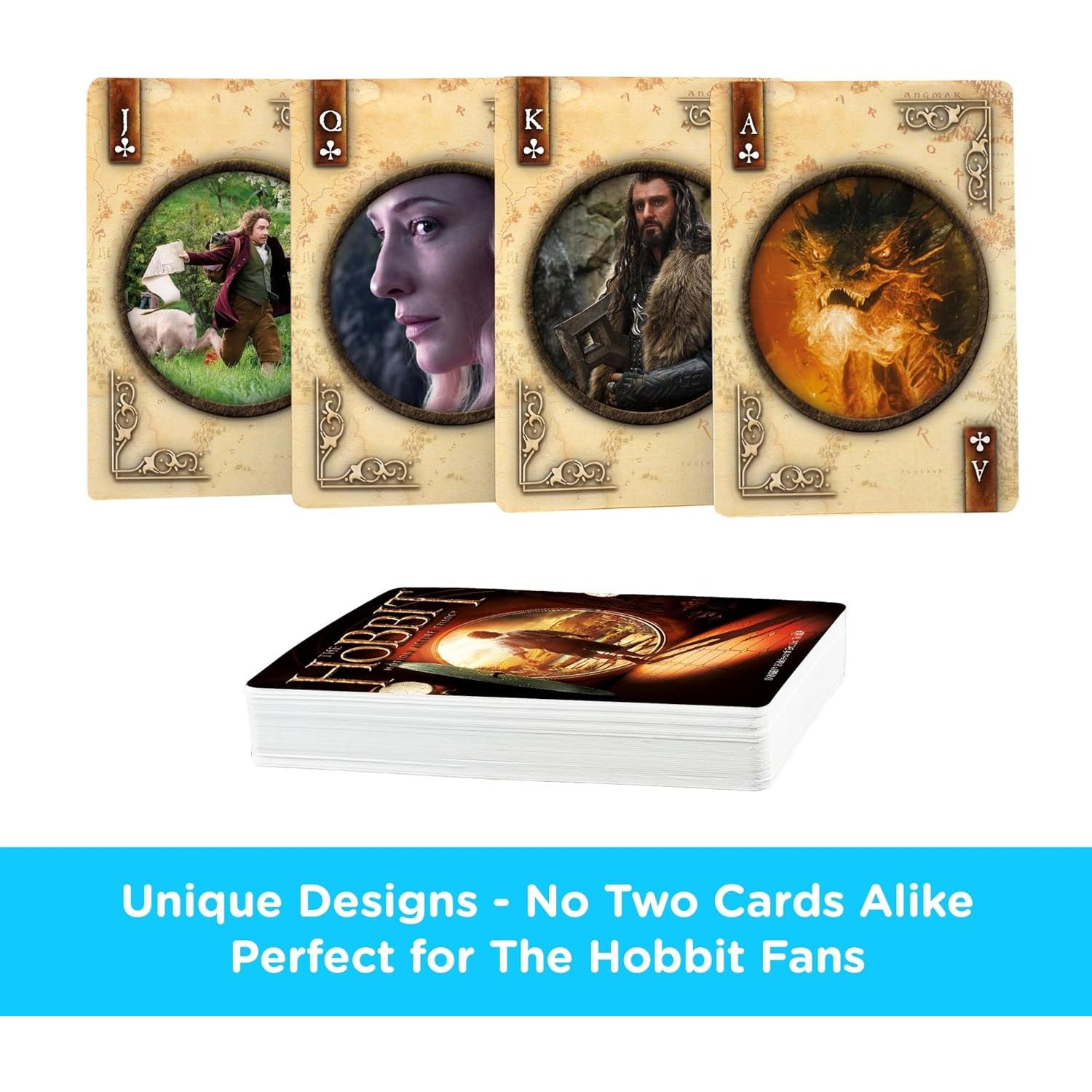 Baraja de Cartas El Hobbit AQUARIUS - 54 Cartas Temáticas