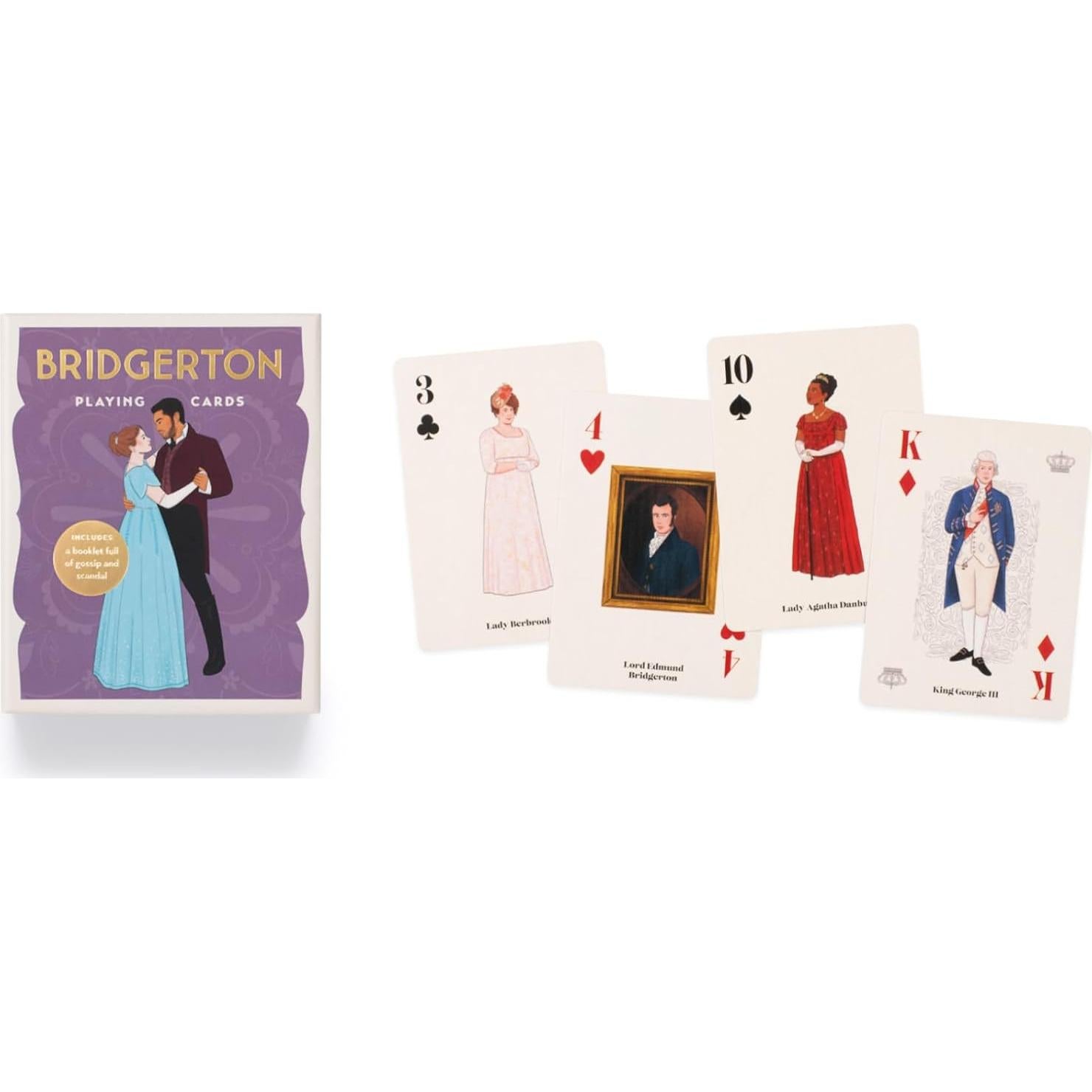 Cartas de Juego Bridgerton Laurence King - Mazo de 54 Cartas