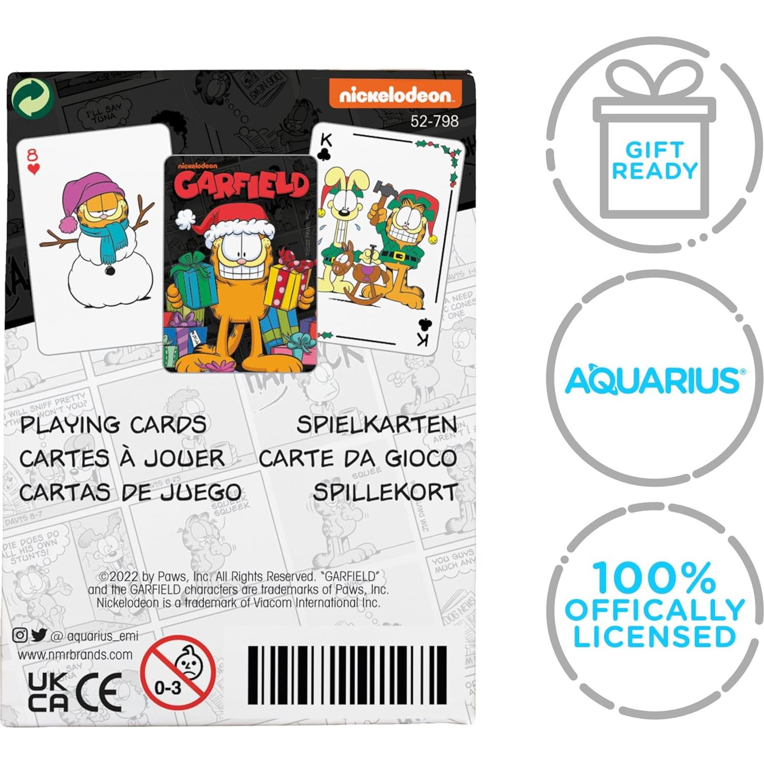 Baraja de Cartas de Navidad Garfield AQUARIUS 2022