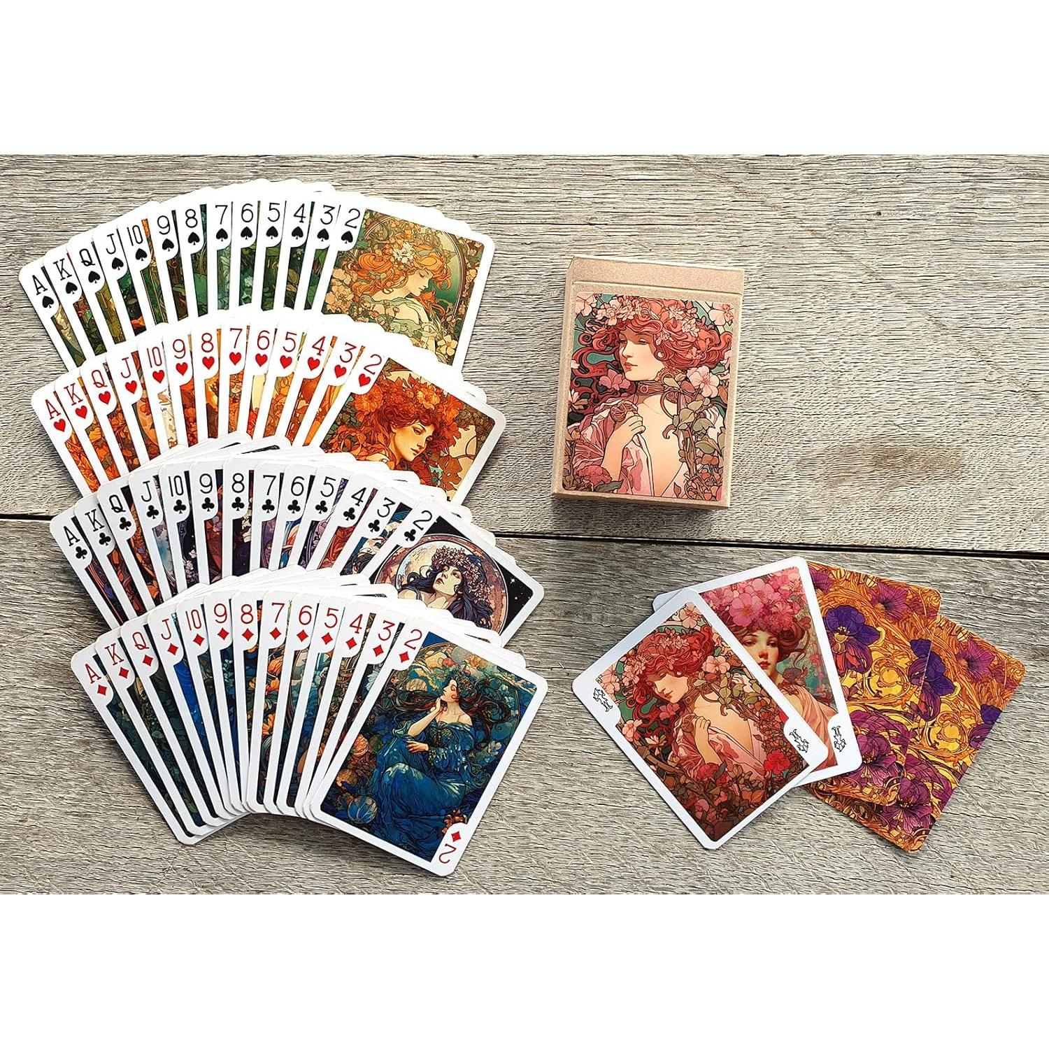 Baraja de Cartas de Póker Lady Fairy FlonzGift 54 Cartas