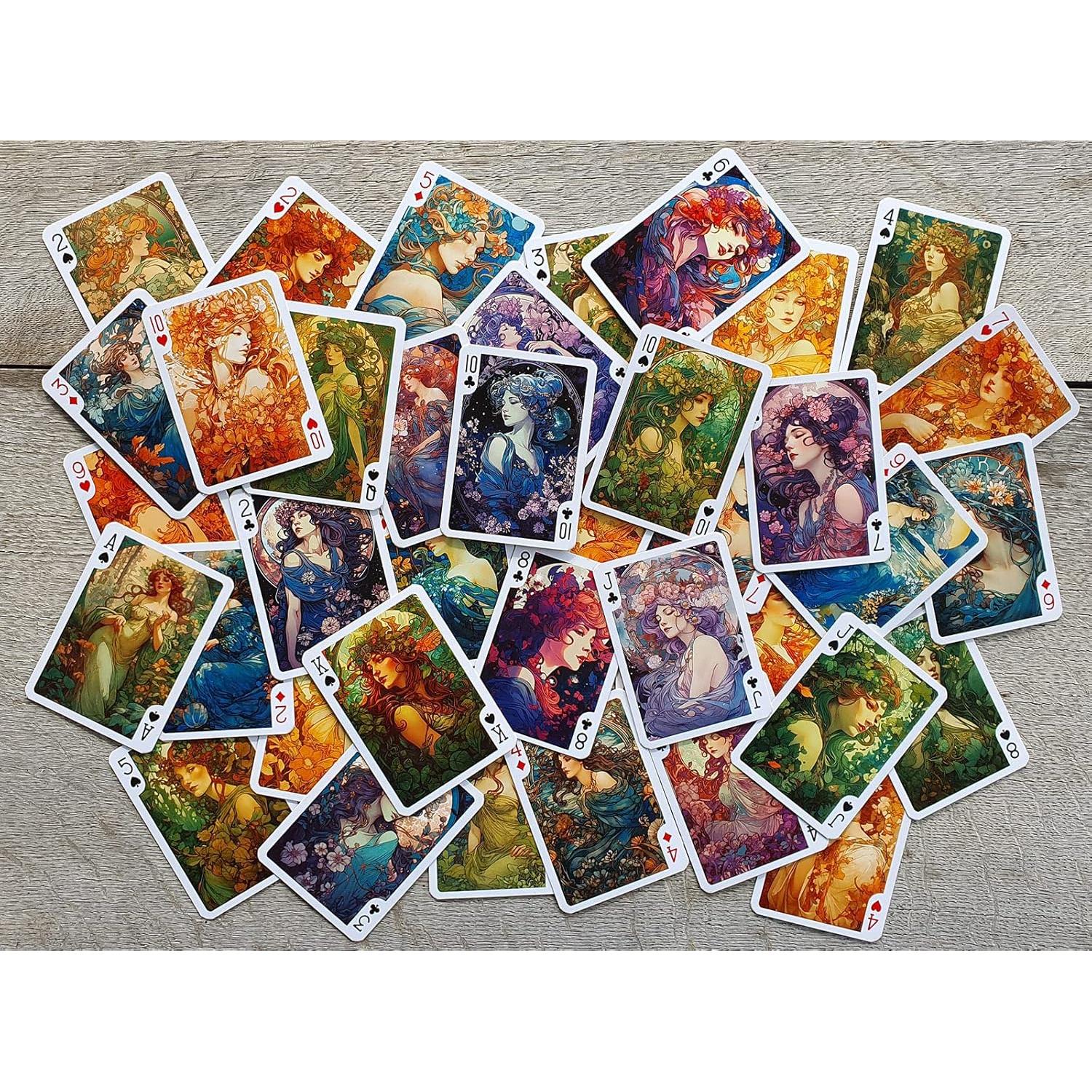 Baraja de Cartas de Póker Lady Fairy FlonzGift 54 Cartas