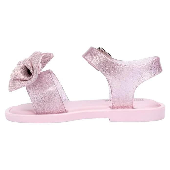 Sandalias Mini Melissa Mar para Niñas - Brillo Rosa 10