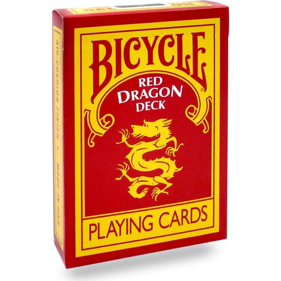Baraja de Póker Dragón Roja Bicicleta - Edición Limitada