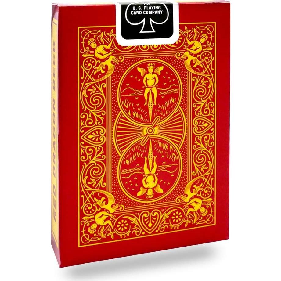Baraja de Póker Dragón Roja Bicicleta - Edición Limitada