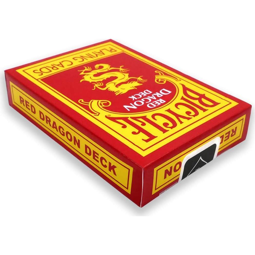 Baraja de Póker Dragón Roja Bicicleta - Edición Limitada