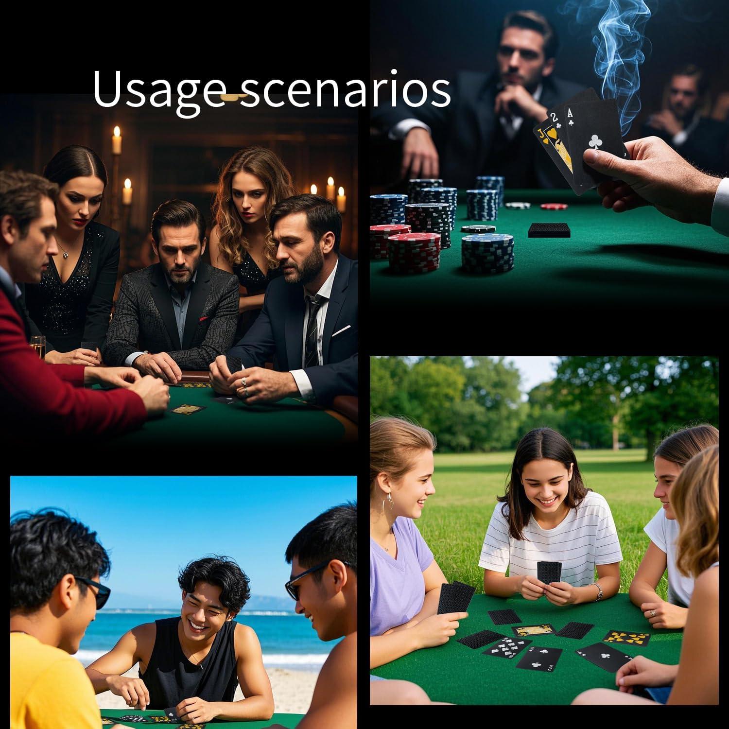 Baraja de Cartas Impermeable LAGEBONA 54 Cartas 8.8x6.3cm