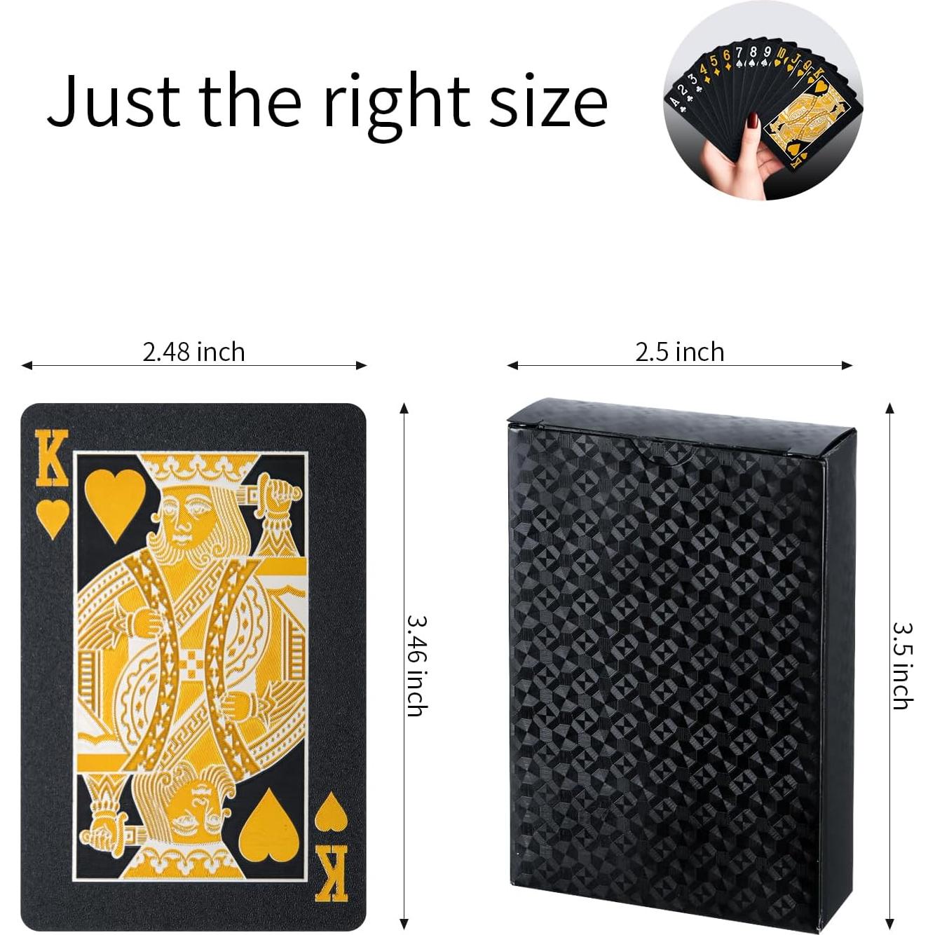 Baraja de Cartas Impermeable LAGEBONA 54 Cartas 8.8x6.3cm