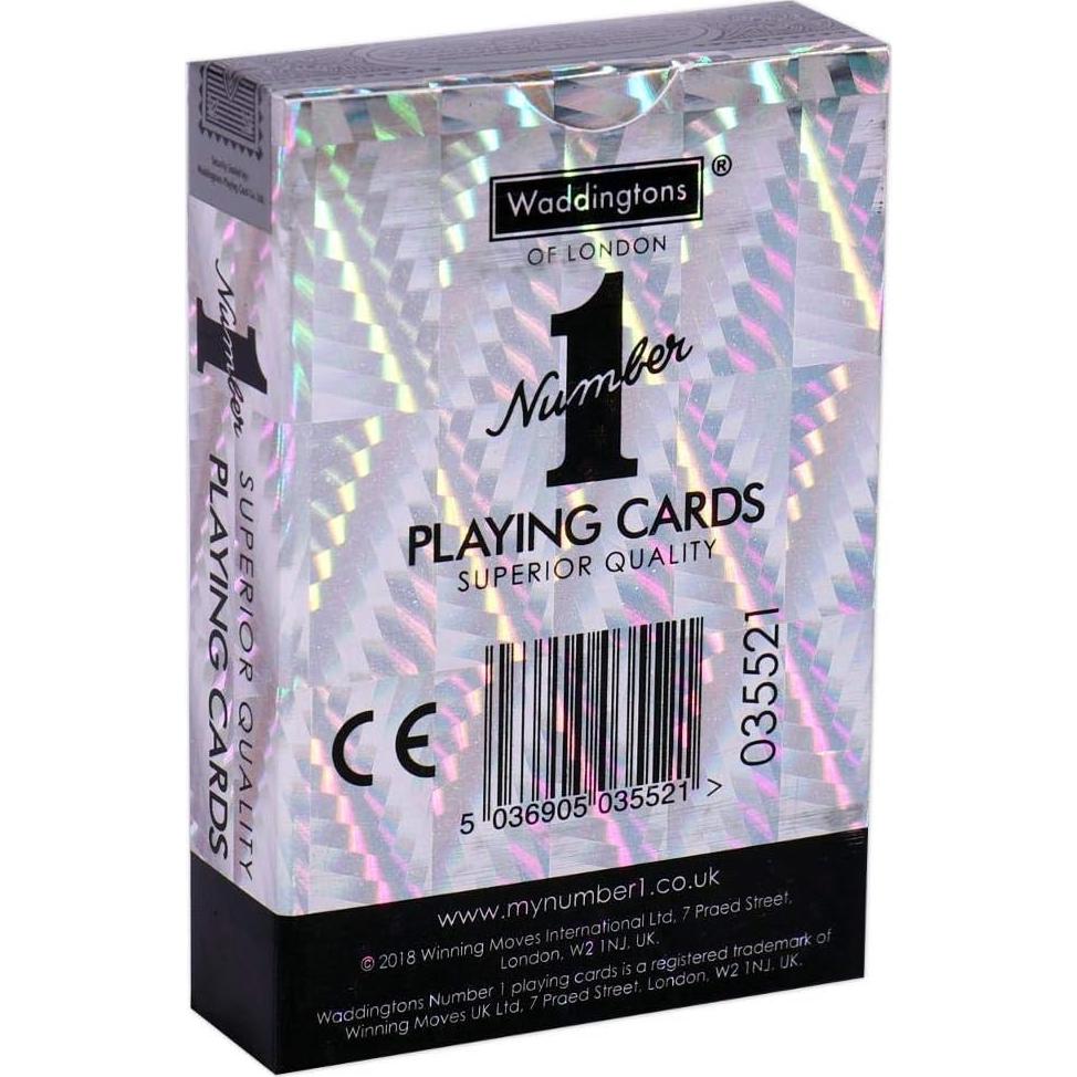 Juego de Cartas Platinum Waddingtons, Baraja Impermeable 100% Plástico
