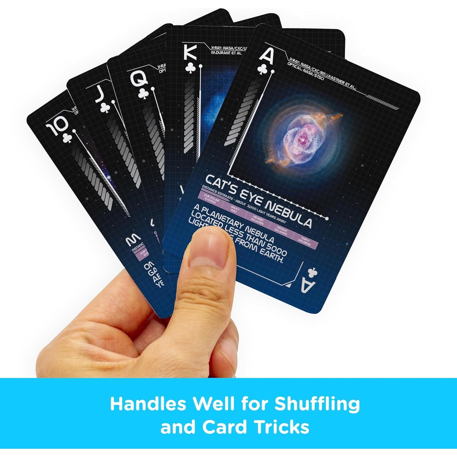 Baraja de Cartas Temática NASA Aquarius - 54 Cartas con Diseño Único