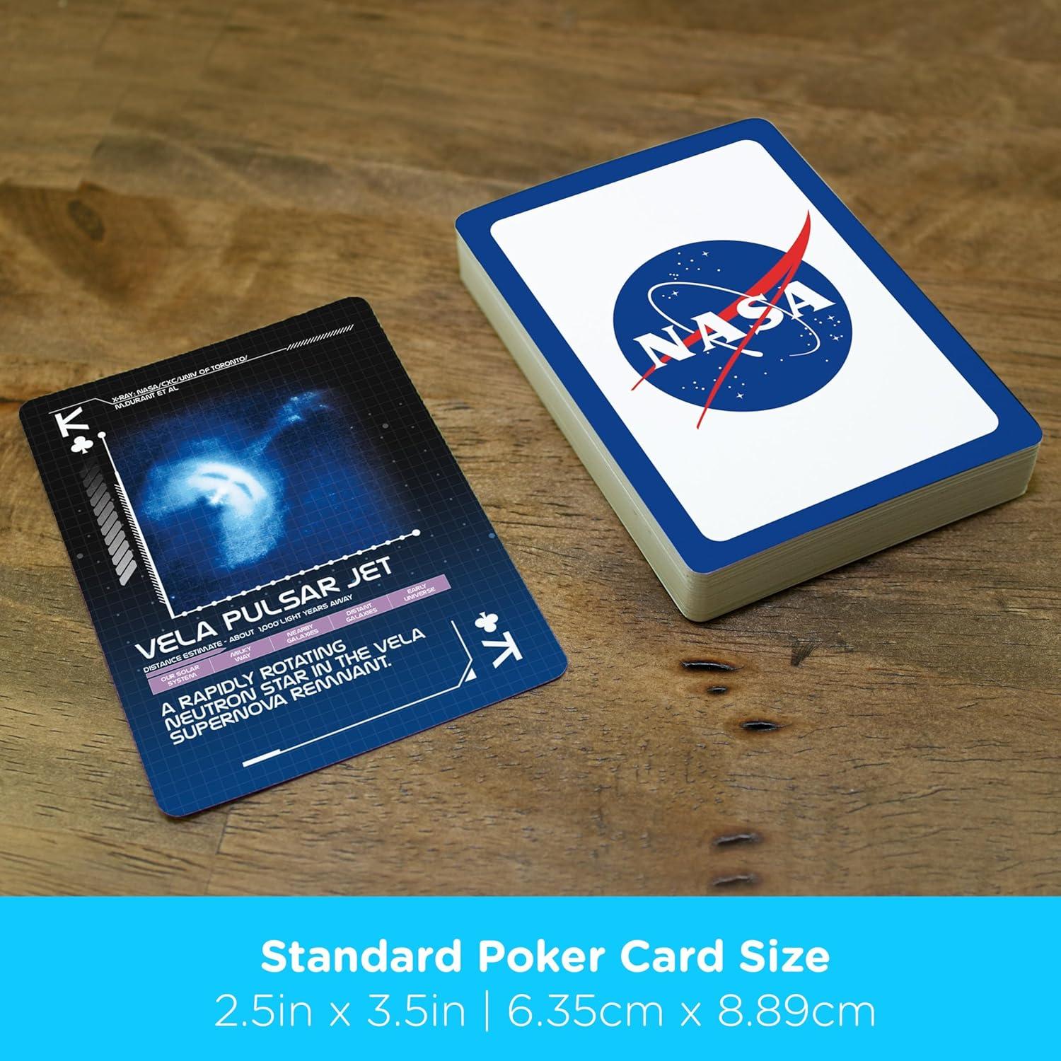 Baraja de Cartas Temática NASA Aquarius - 54 Cartas con Diseño Único