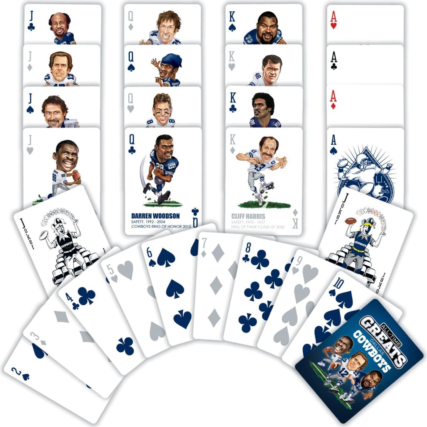 Baraja de Cartas Dallas Cowboys MasterPieces - 54 Piezas