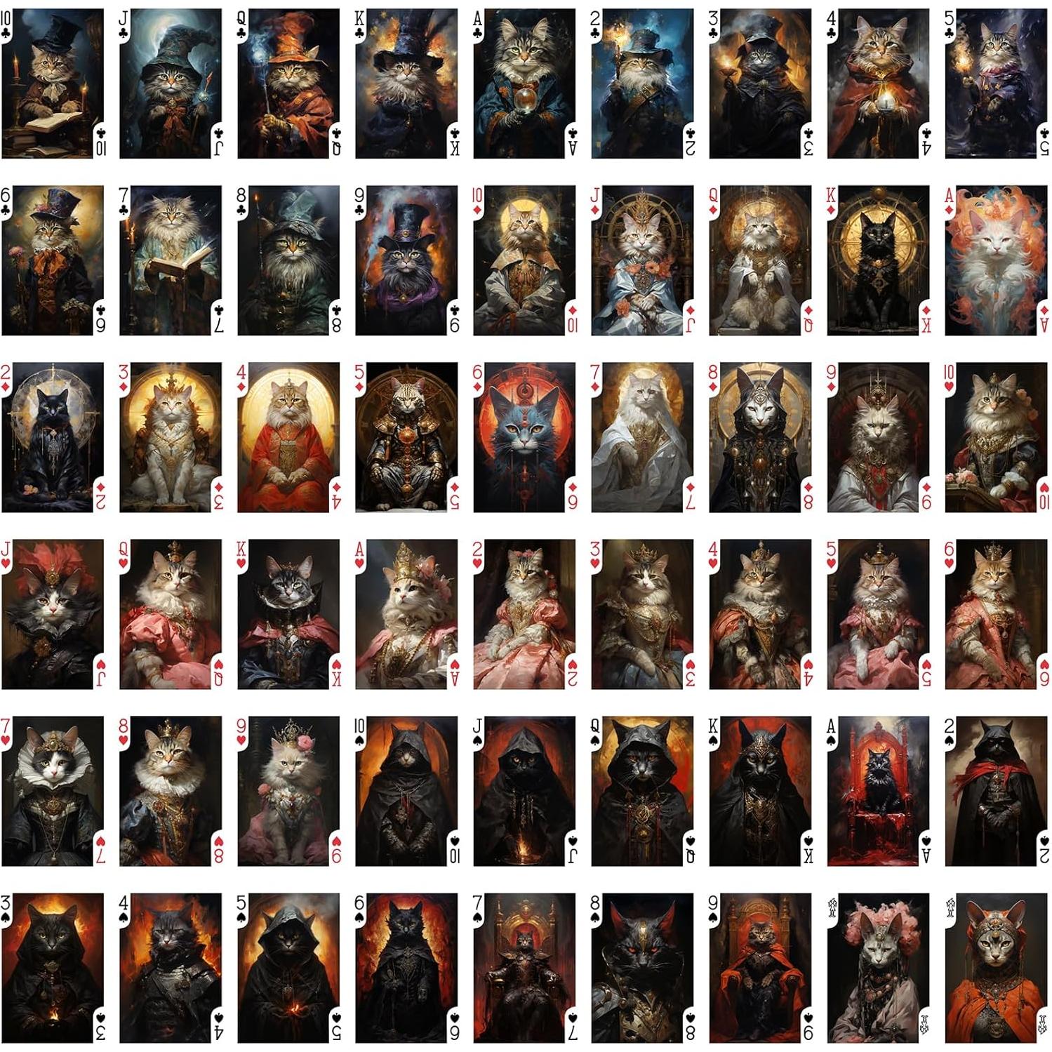 Baraja de Póker Estándar FlonzGift 54 Cartas Ilustradas