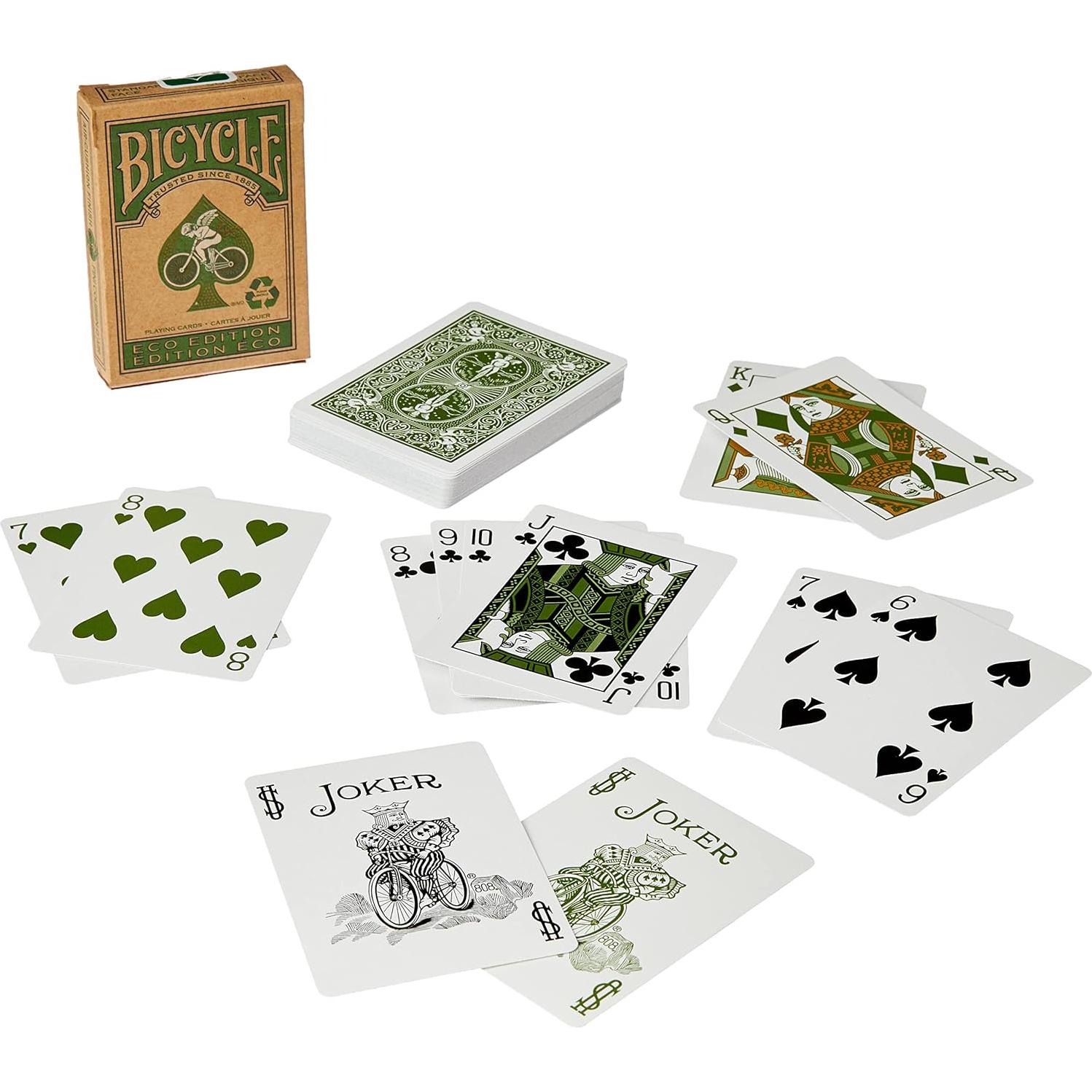 Cartas de Juego Ecológicas Bicycle - Tamaño Póker - 100% Reciclables