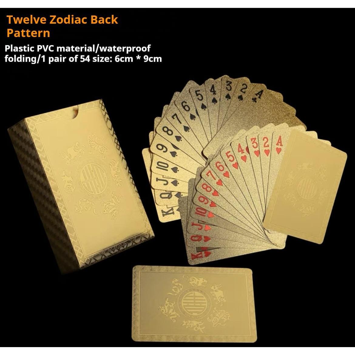 Baraja de Póker Impermeable XXROCSWH - Plástico Colorido