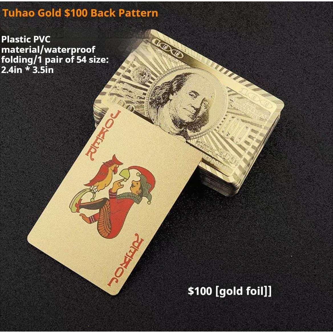 Baraja de Póker Impermeable XXROCSWH - Plástico Colorido