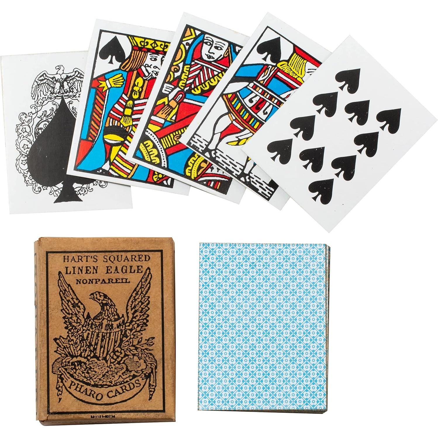 Cartas de Juego Pharaoh Vintage Artisan Owl - Baraja 52 Cartas