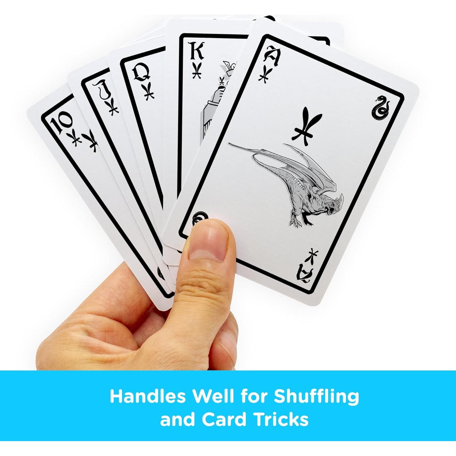 Baraja de Cartas Harry Potter Slytherin AQUARIUS 54 Piezas