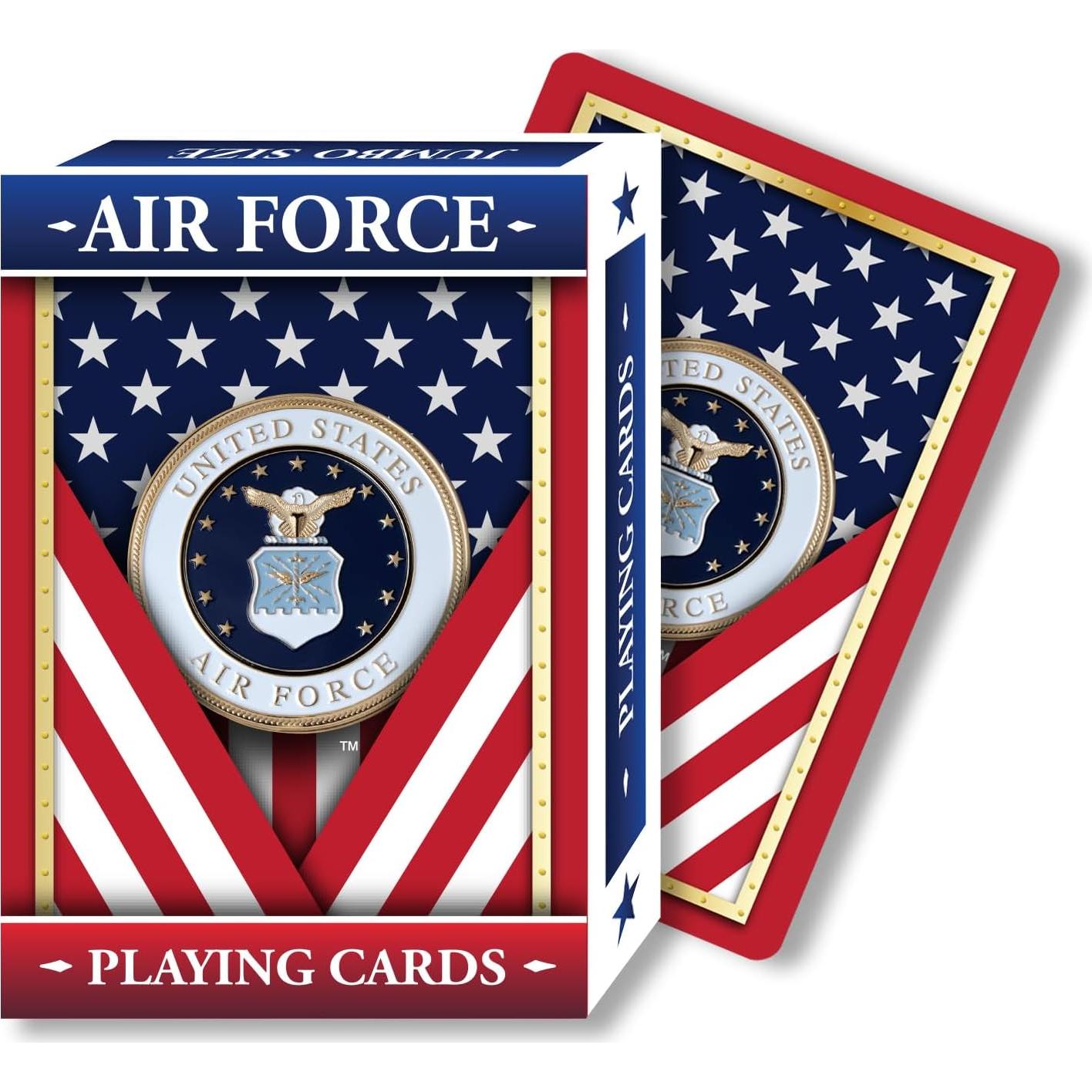 Baraja de Cartas Springbok Fuerza Aérea EE. UU. 52 Cartas
