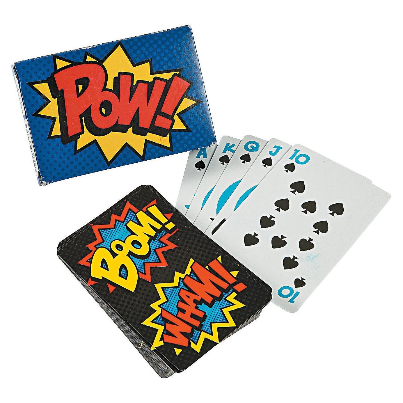 Cartas de Superhéroe Fun Express - 12 Piezas - Multicolor