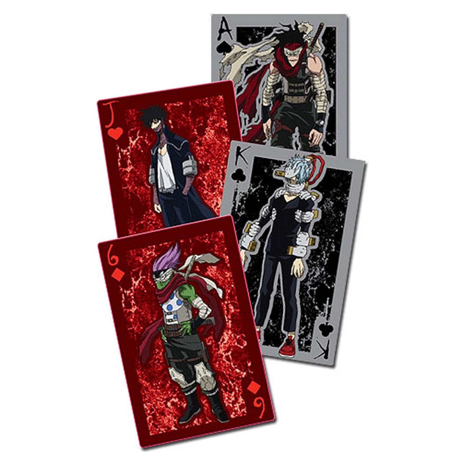 Cartas de Juego Villanos My Hero Academia - Grandes Entretenimientos