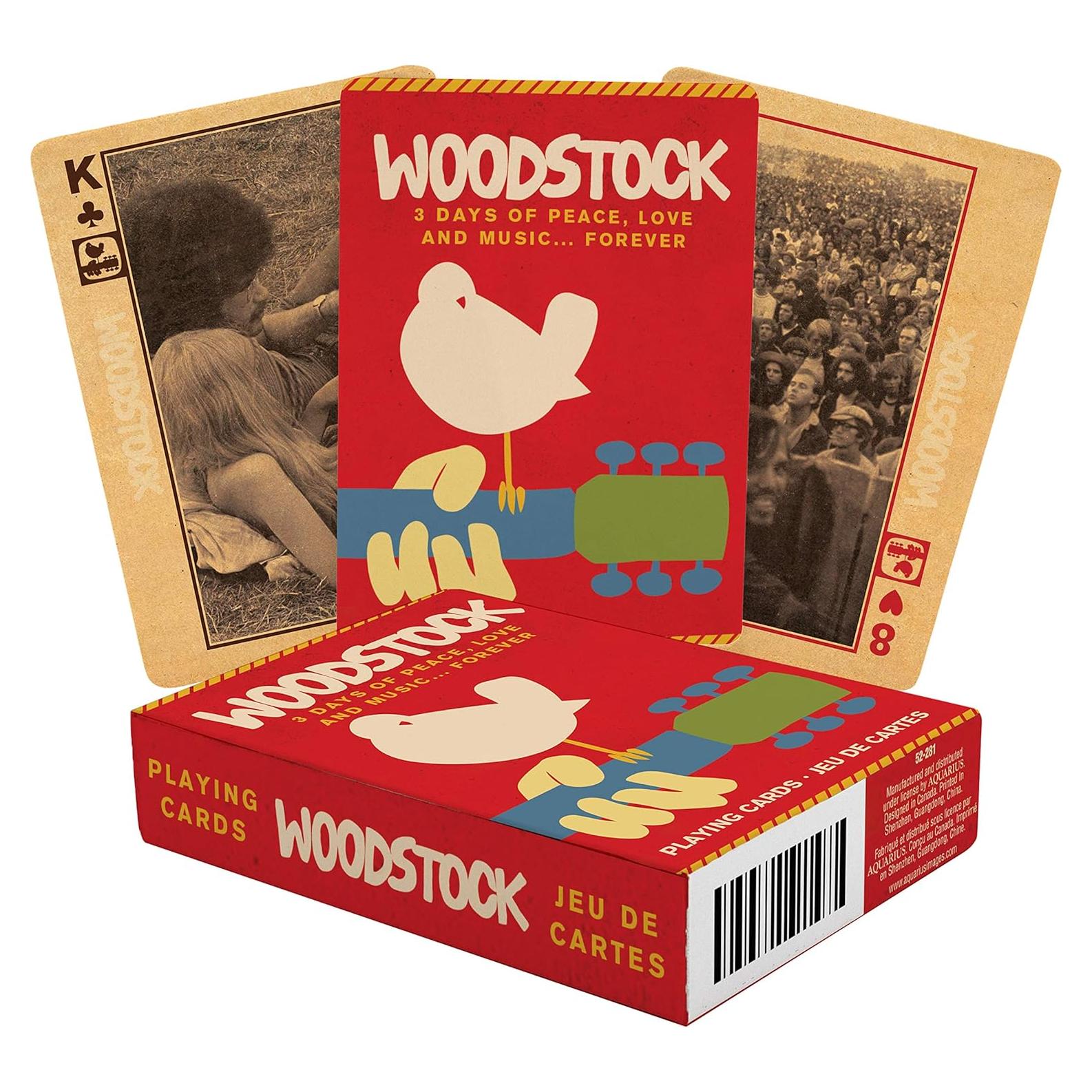 Baraja de Cartas Gigantes Woodstock AQUARIUS - 54 Cartas