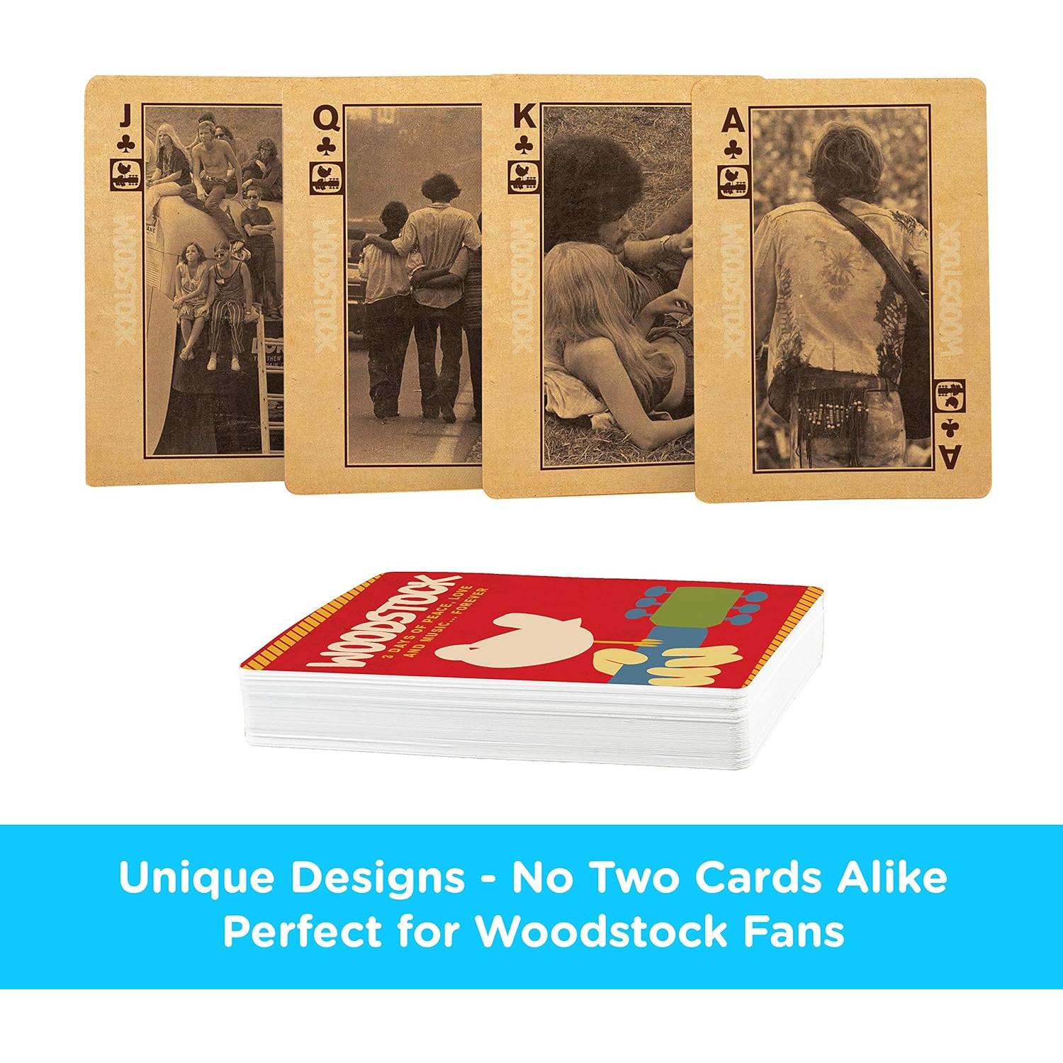 Baraja de Cartas Gigantes Woodstock AQUARIUS - 54 Cartas