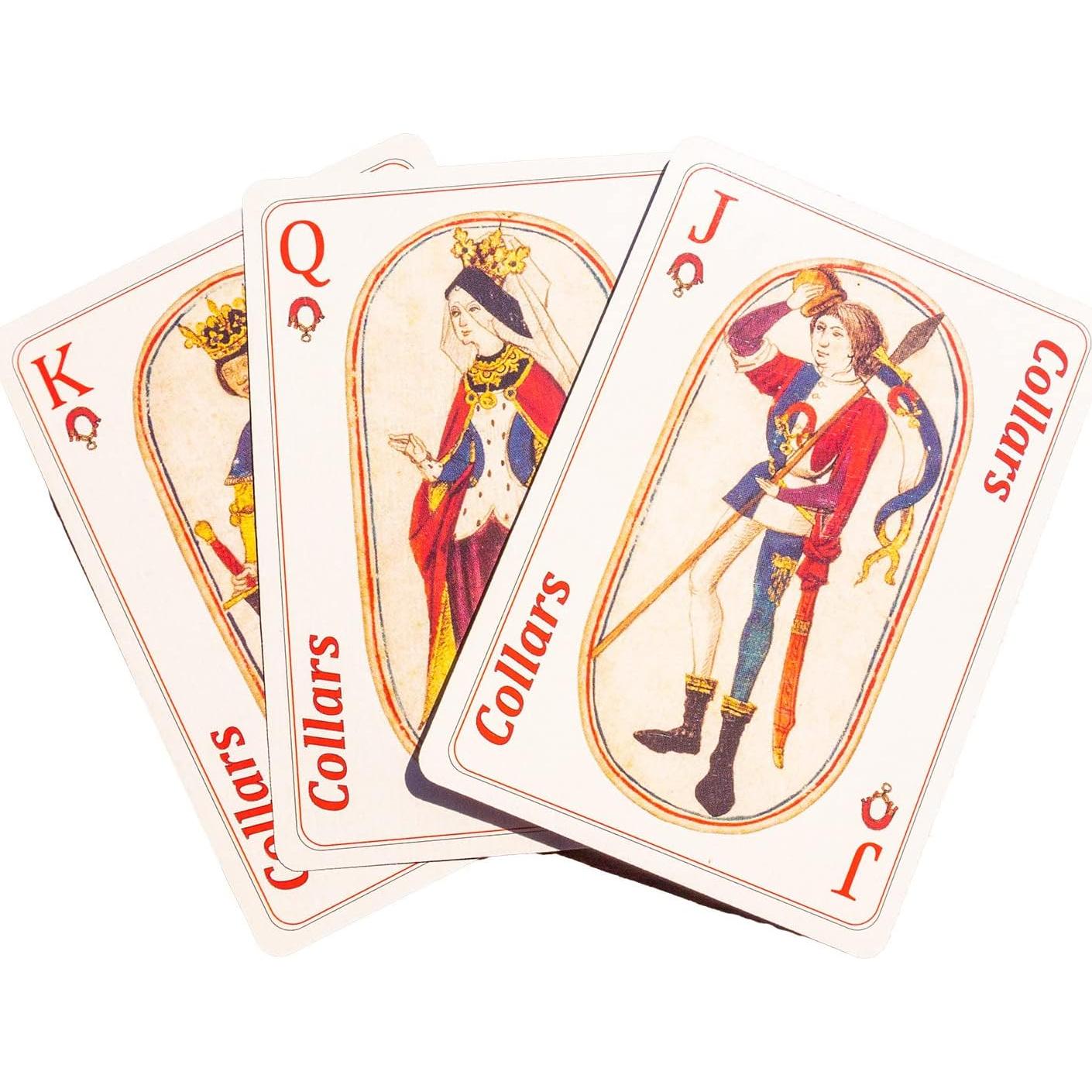 Baraja de cartas Cloisters - Reproducción histórica siglo XV