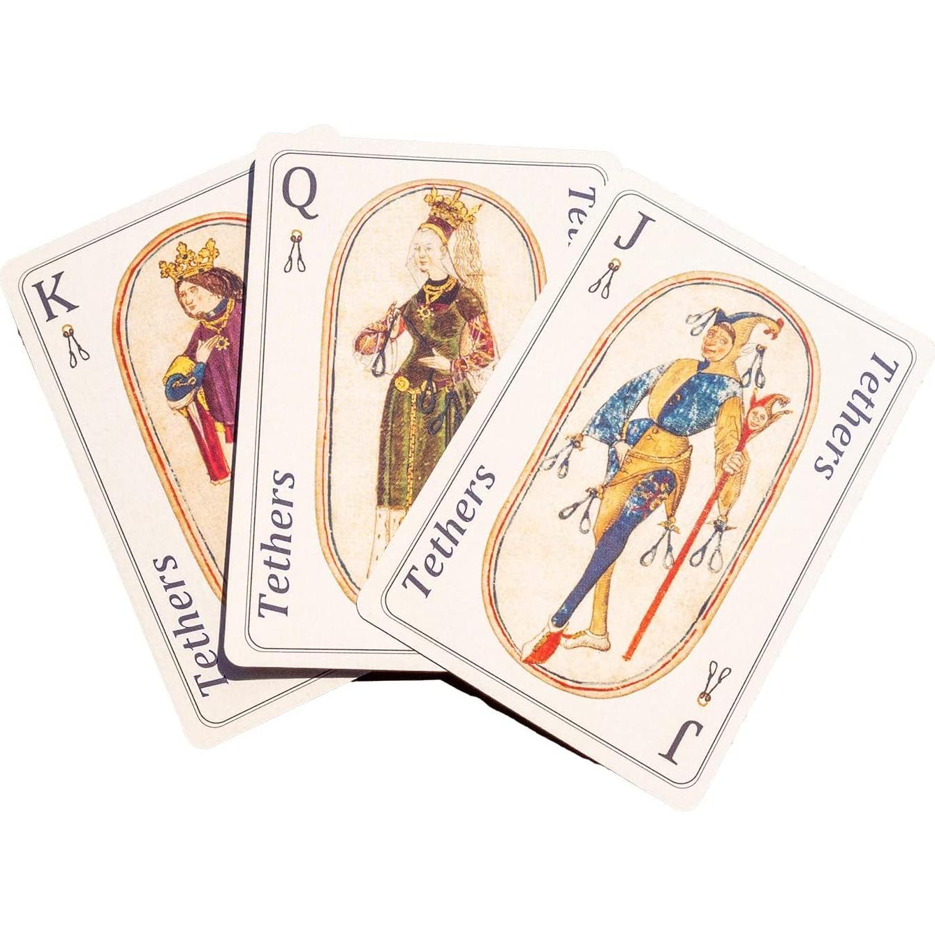 Baraja de cartas Cloisters - Reproducción histórica siglo XV