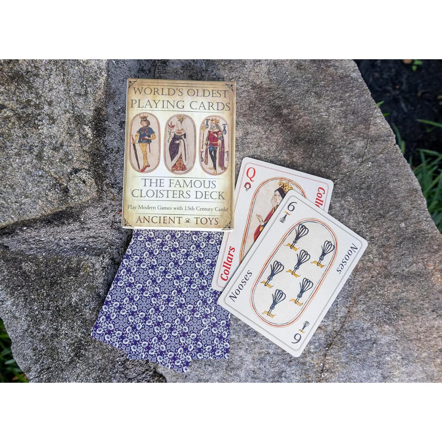 Baraja de cartas Cloisters - Reproducción histórica siglo XV