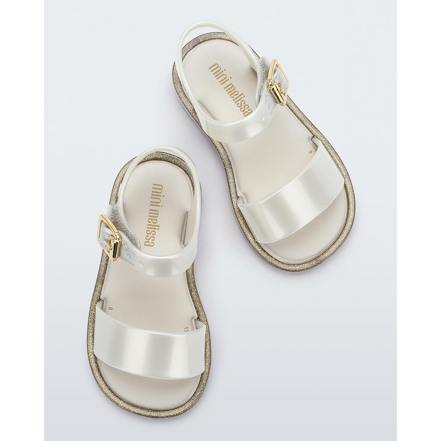 Sandalias Mini Melissa Mar para Niñas - Brillantes y Cómodas