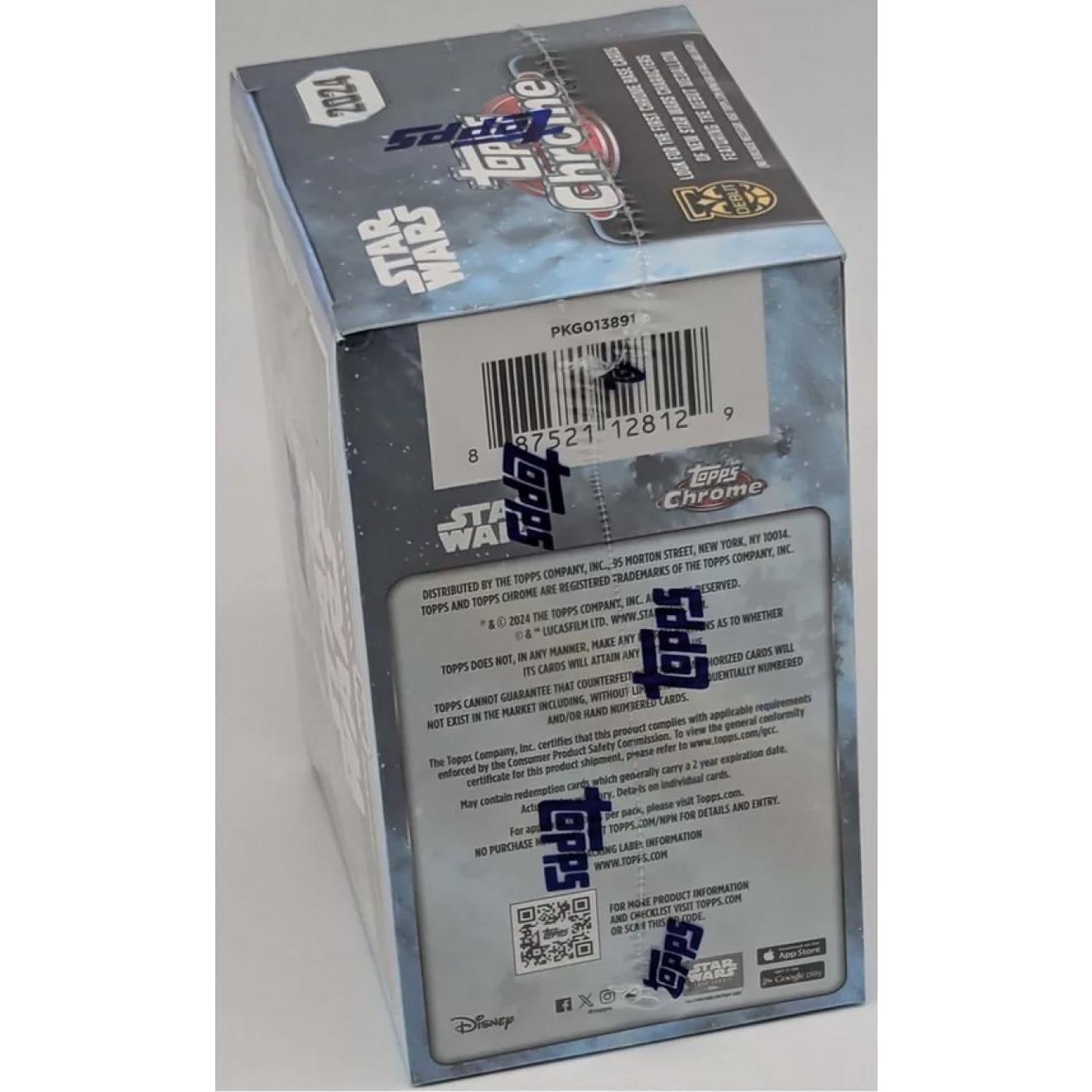 Caja Blaster Topps Chrome Star Wars 2024 - 40 Cartas
