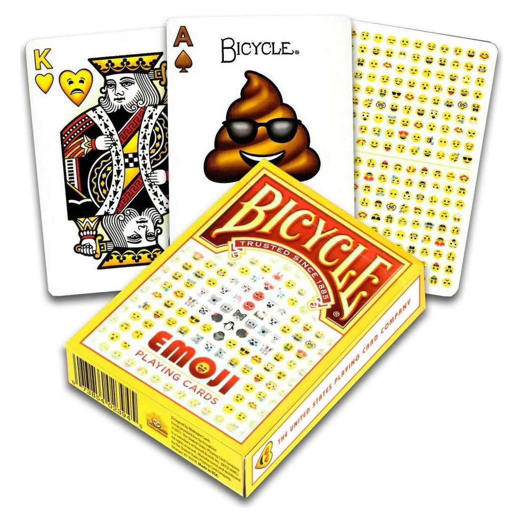 Baraja de Póker Bicycle Emoji - 54 Cartas Estándar 62.5x88mm