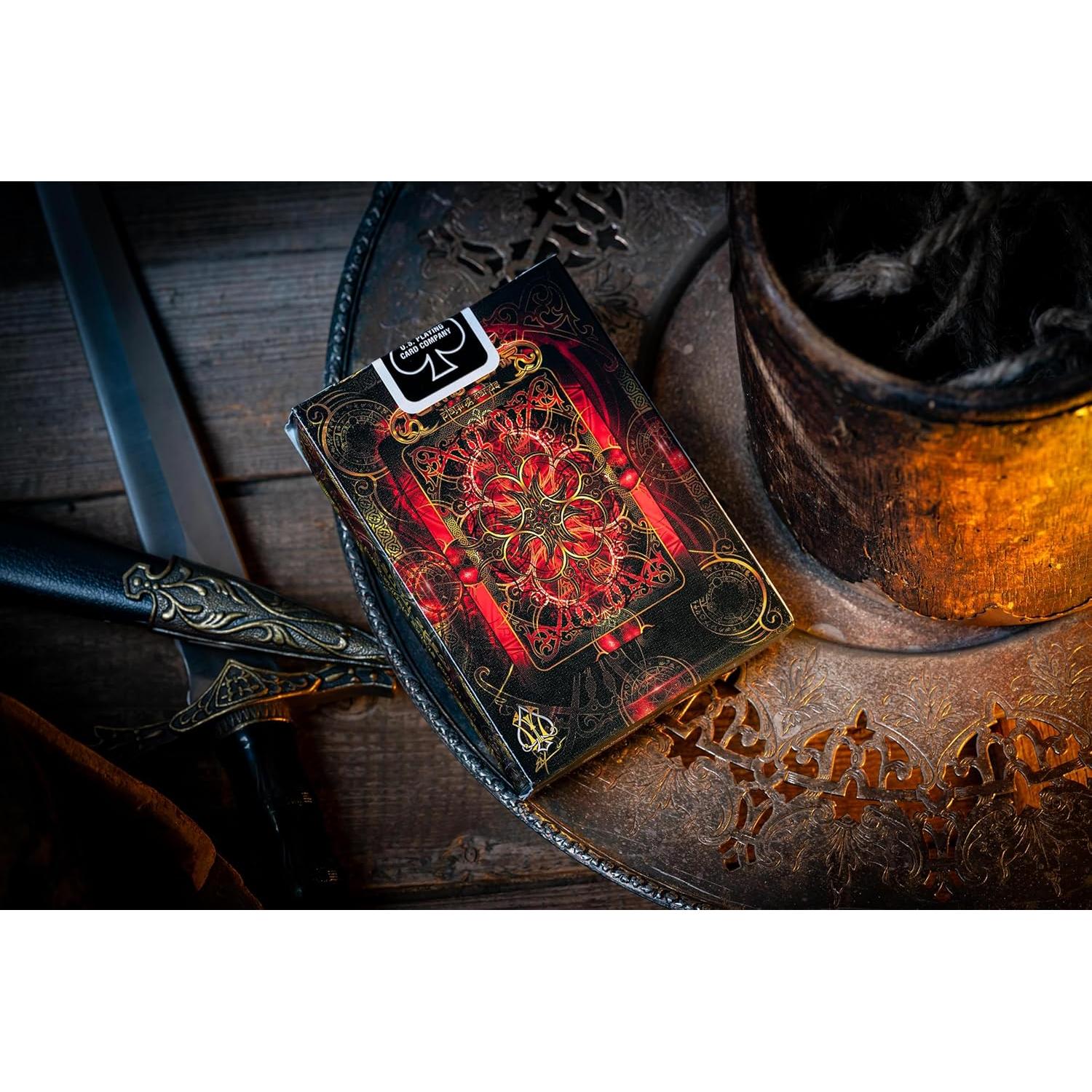 Baraja de Cartas Dark Templar Knights para Poker - USPCC