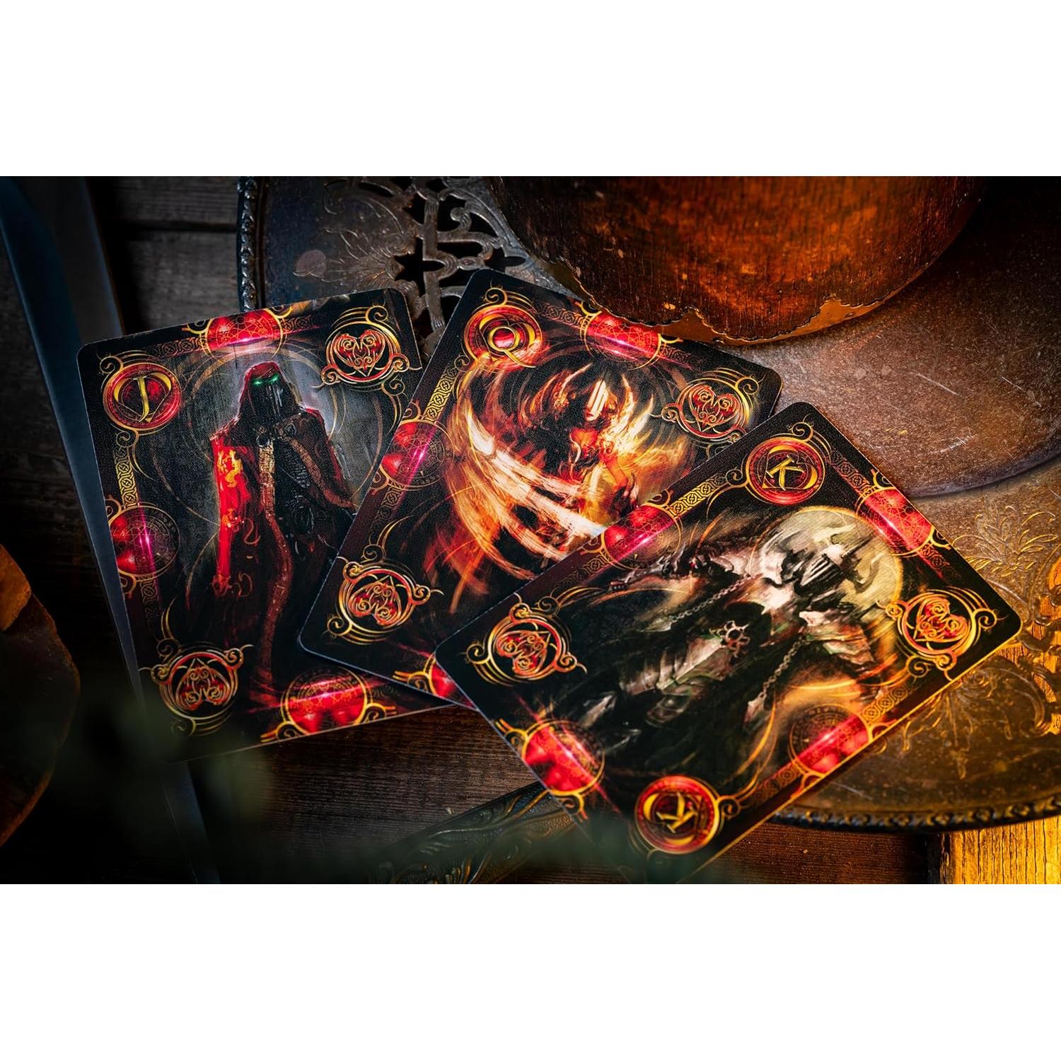 Baraja de Cartas Dark Templar Knights para Poker - USPCC