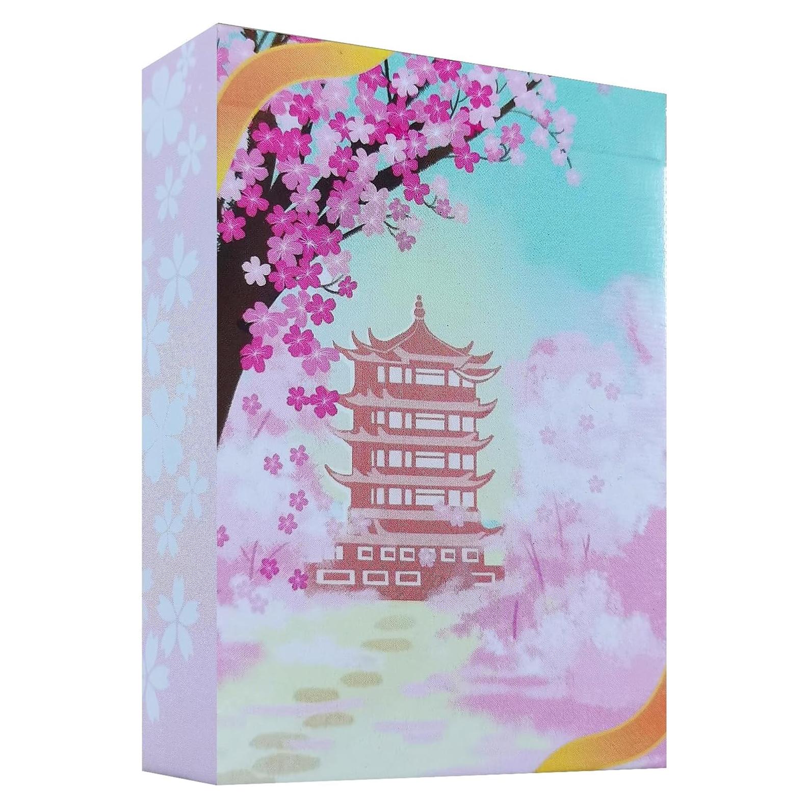 Baraja de Cartas Cherry Blossoms Qianben 56 Piezas PVC Impermeable