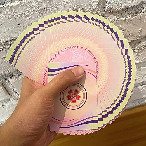 Baraja de Cartas Cherry Blossoms Qianben 56 Piezas PVC Impermeable