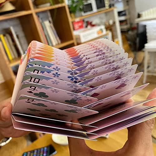 Baraja de Cartas Cherry Blossoms Qianben 56 Piezas PVC Impermeable