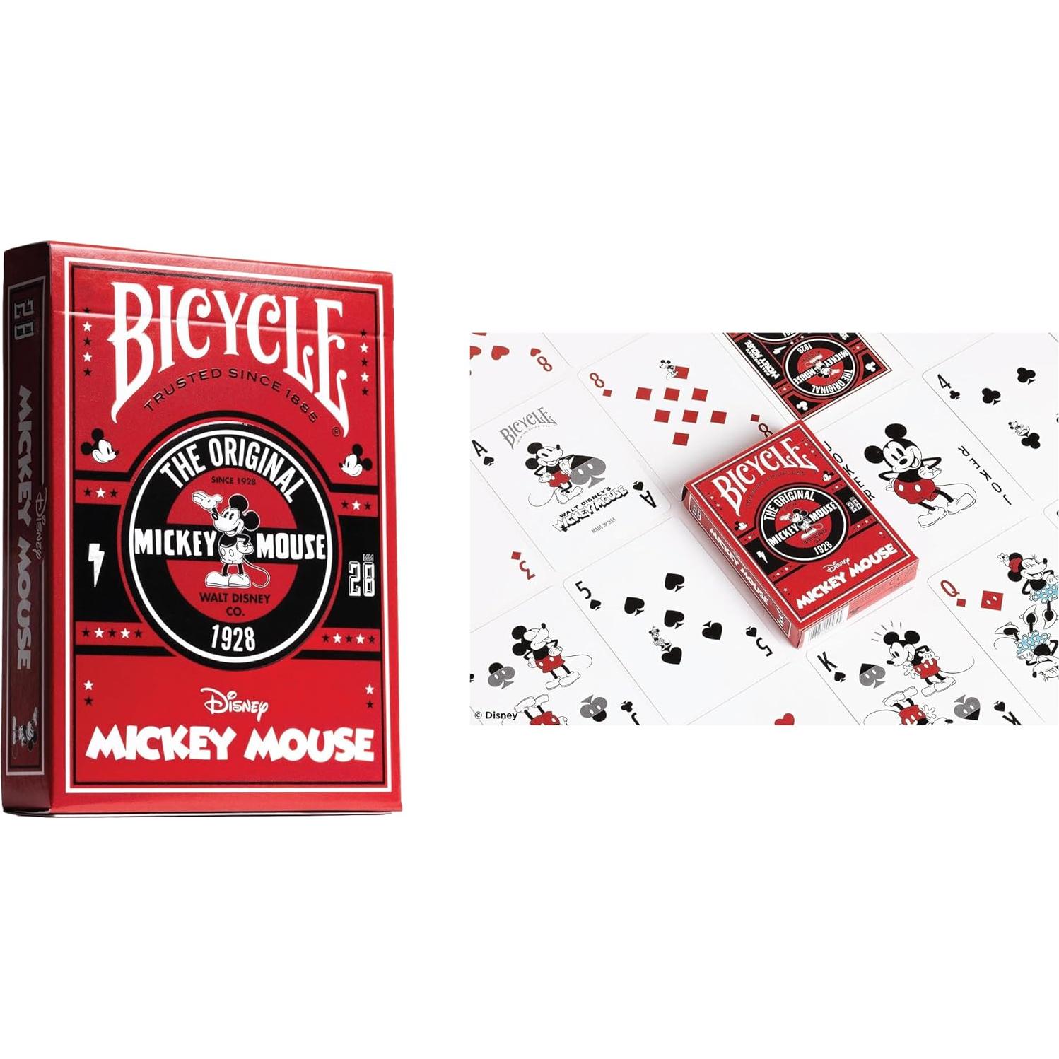 Paquete Coleccionista 6 Barajas Cartas Disney Bicycle