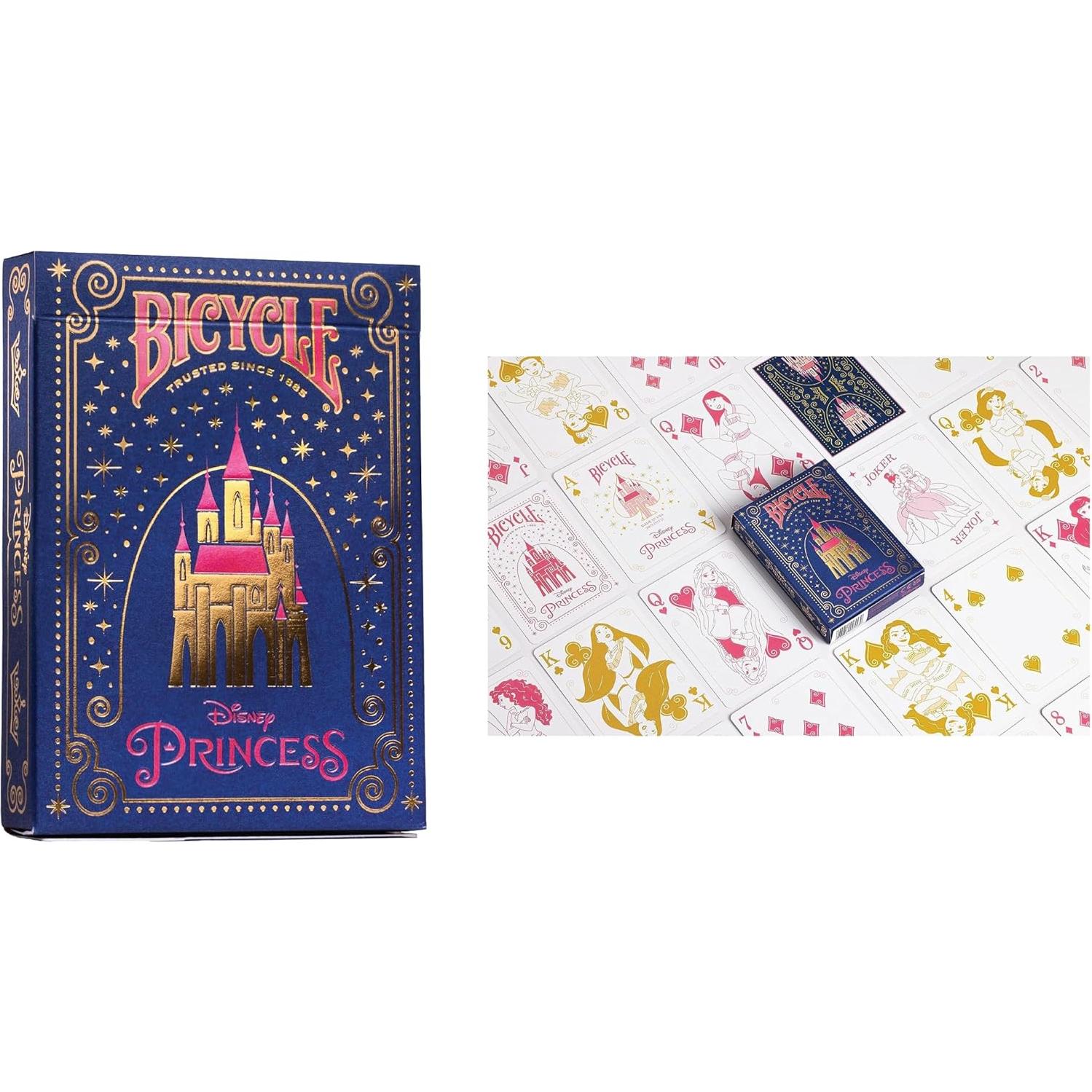 Paquete Coleccionista 6 Barajas Cartas Disney Bicycle