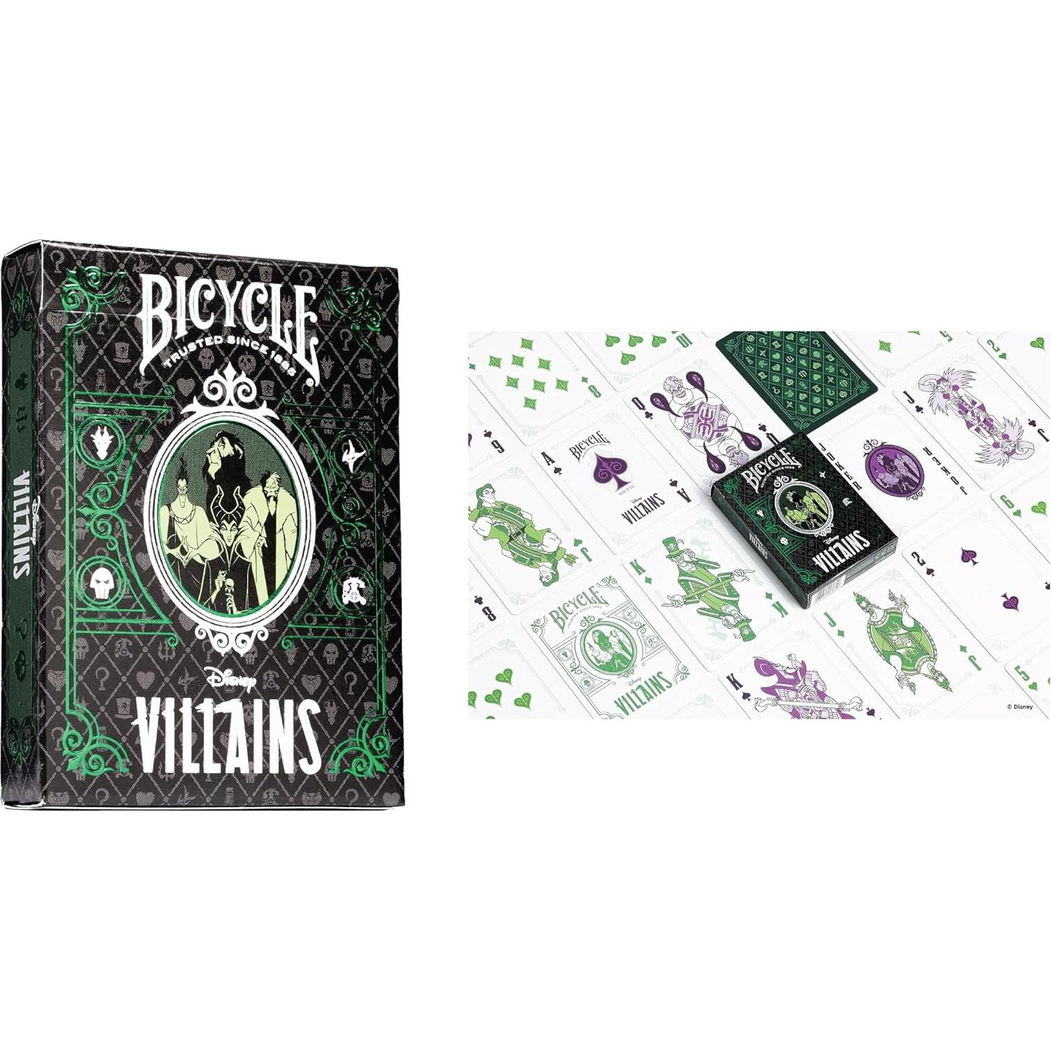 Paquete Coleccionista 6 Barajas Cartas Disney Bicycle