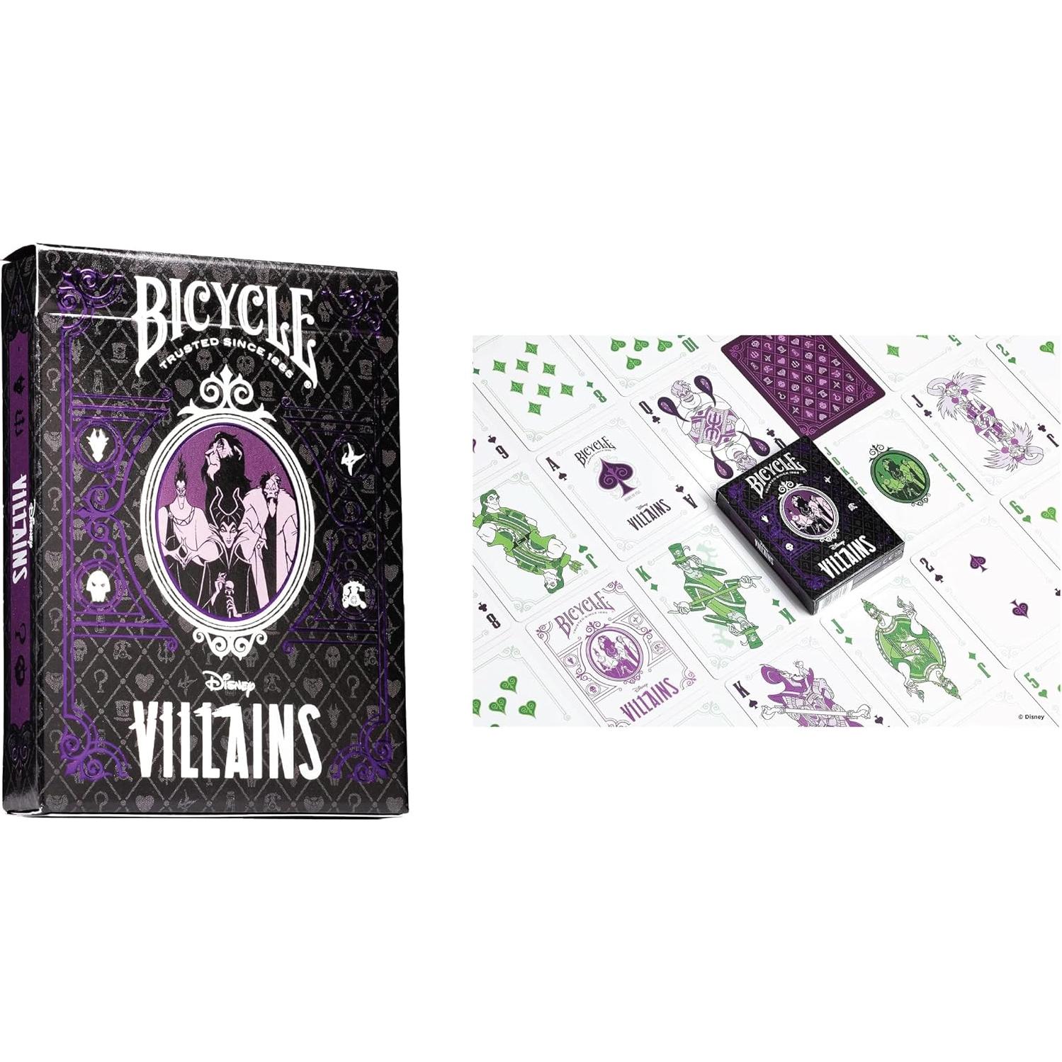 Paquete Coleccionista 6 Barajas Cartas Disney Bicycle